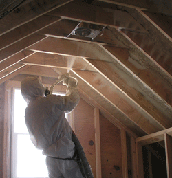 Burlington VT attic spray foam insulation