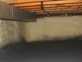 crawl space spray insulation for Vermont